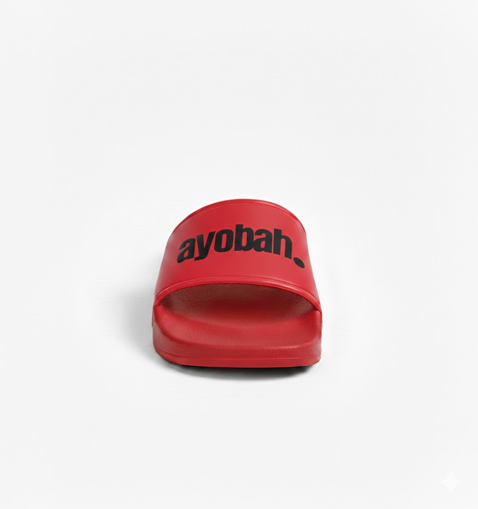 Ayobah Classic Red Slides