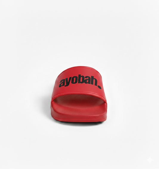 Ayobah Classic Red Slides