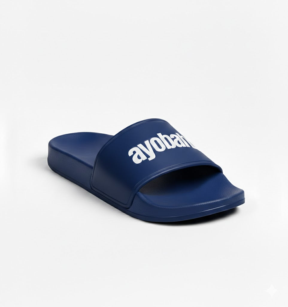 Ayobah Classic Blue Slides