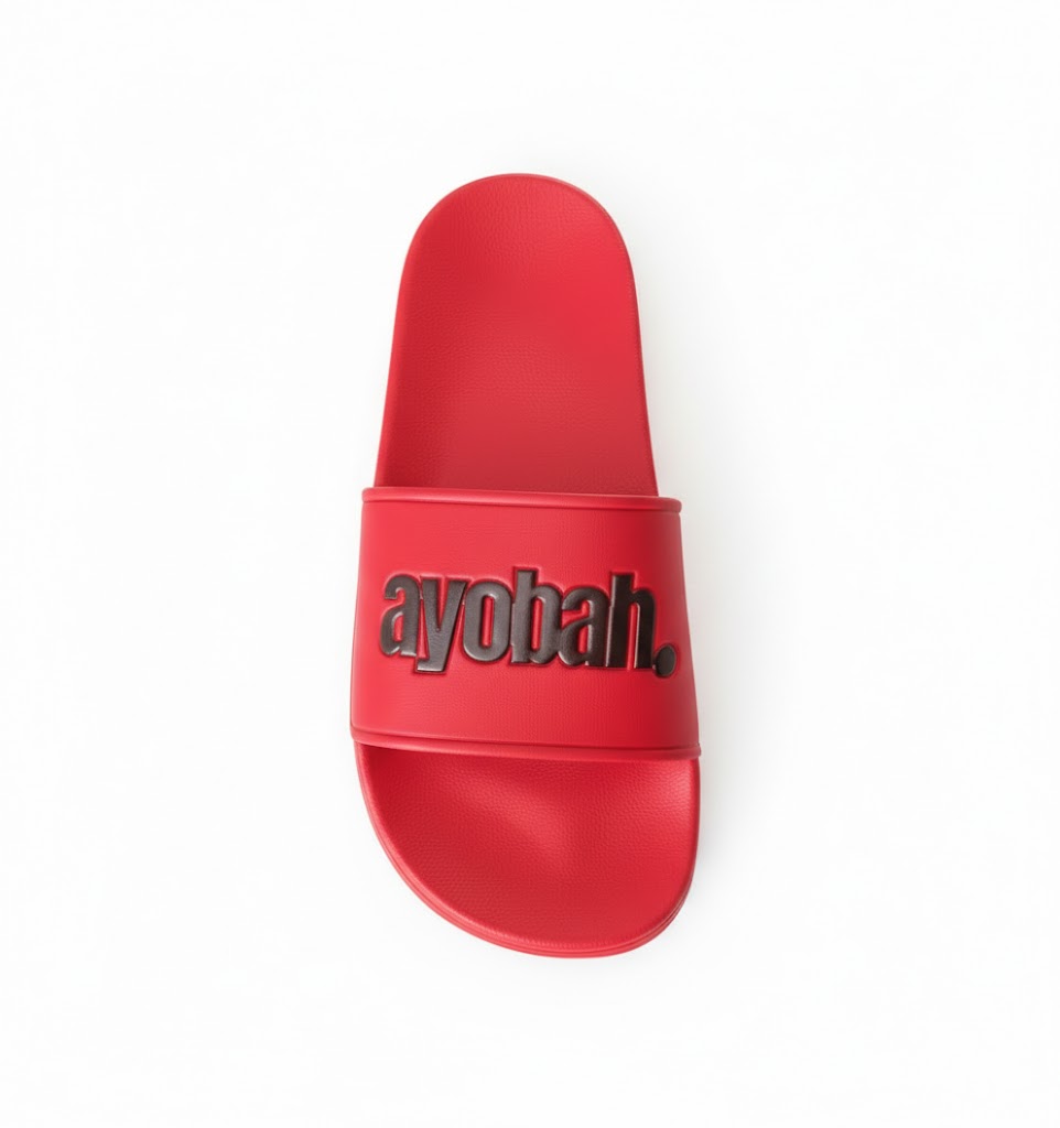 Ayobah Classic Red Slides